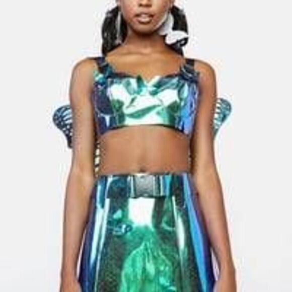 Dolls Kill Iridescent Fairy Costume - Picture 11 of 14